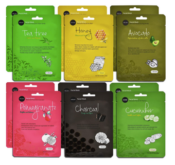 Paquete de 12 Mascarillas Faciales Coreanas Celavi