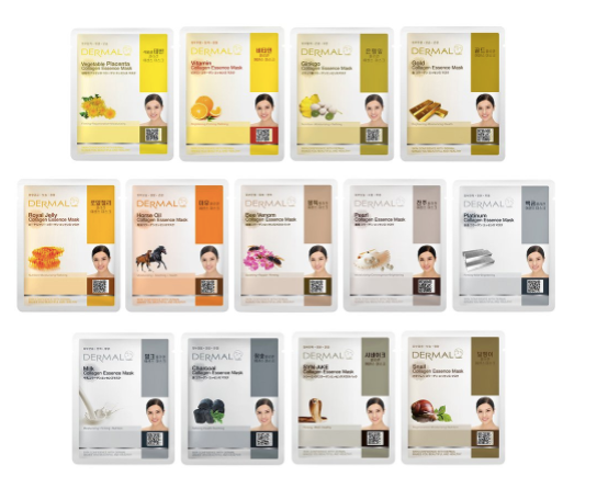 Paquete de 39 Mascarillas Faciales Dermal