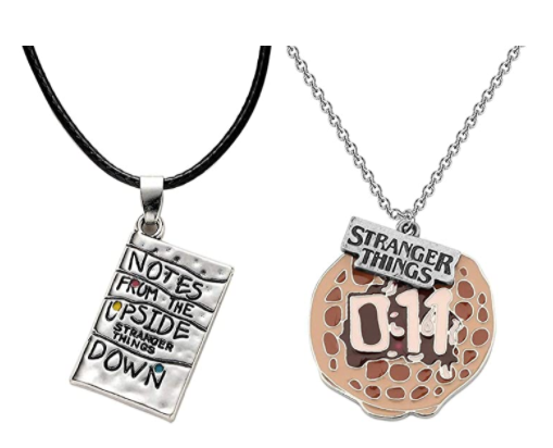 Stranger Things Set de Collares 2 Pcs BFF Waffles