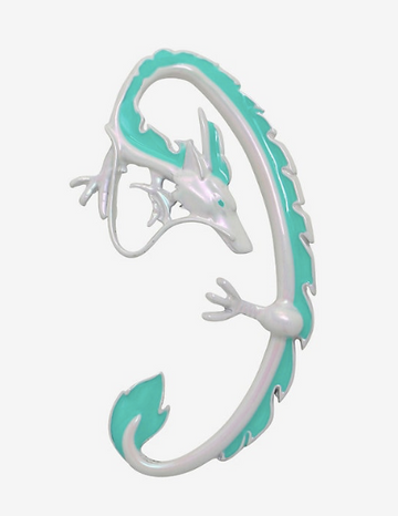 Estudio Ghibli Ear Cuff Arete Spirited Away Haku Dragon