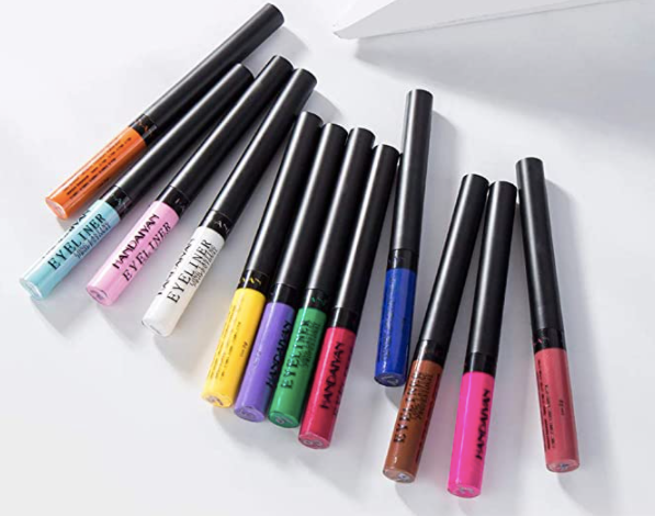 Set De Delineadores Ojos Colores