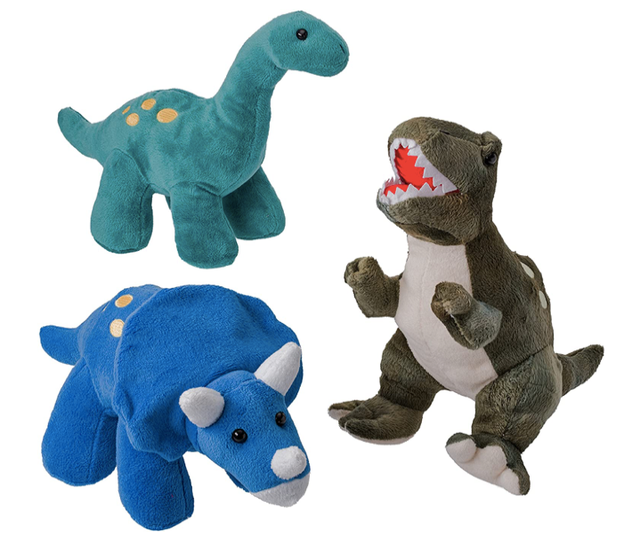 Paquete Peluches Dinosaurio 4 pz