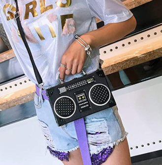 Mini Bolsa Radio Crossbody Retro