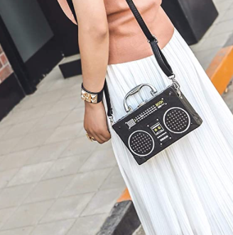 Mini Bolsa Radio Crossbody Retro