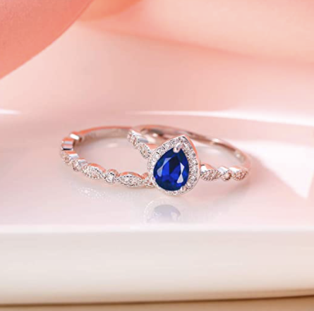 Anillo Compromiso Ever Faith Azul