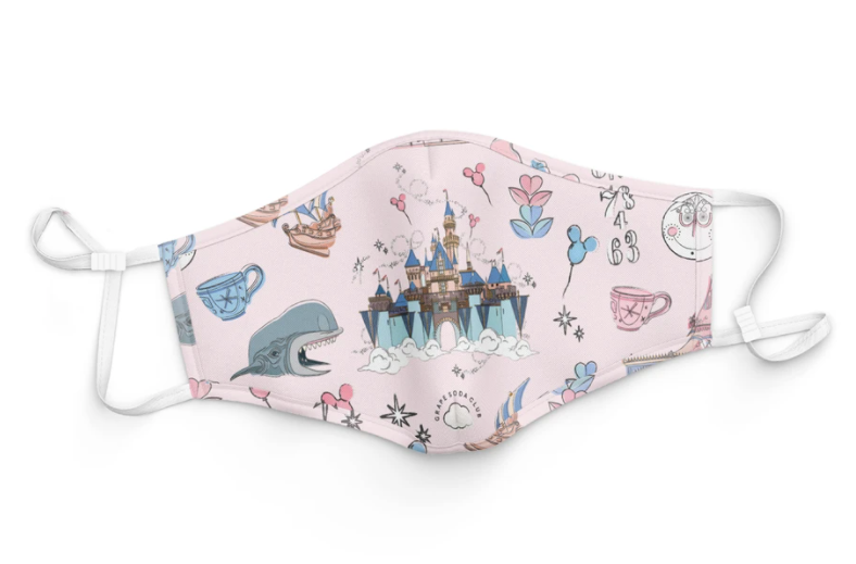 Cubre bocas Castillo Disney Diseño Exclusivo