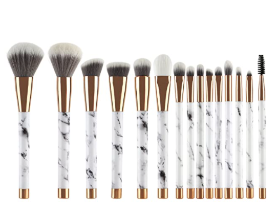 Set De Brochas Marmol 15 pcs