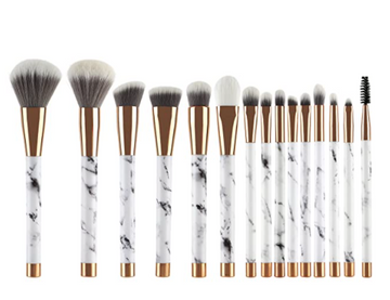 Set De Brochas Marmol 15 pcs