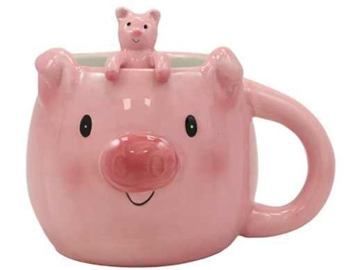Taza y Cuchara Cerdito