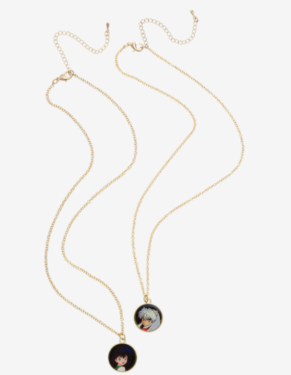 Set De Collares Inuyasha Mejores Amigos