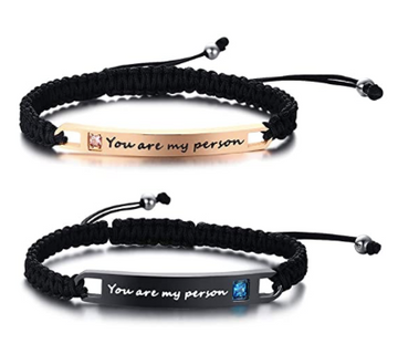 Greys Anatomy You Are My Person Pulseras Para Pareja