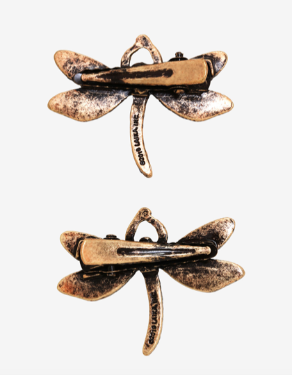 Coraline Set Broche Cabello Libelula 2 Piezas