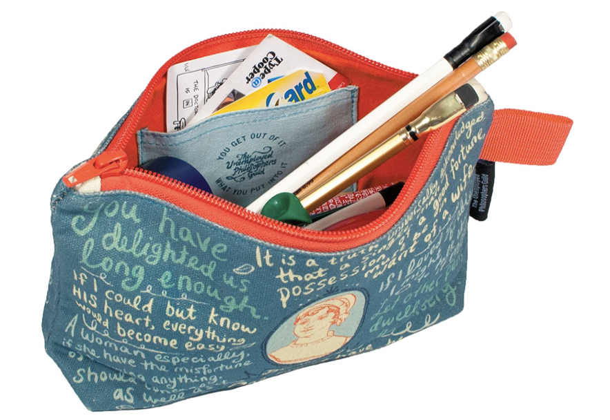 Jane Austen Cosmetiquera Lapicera Bolsa