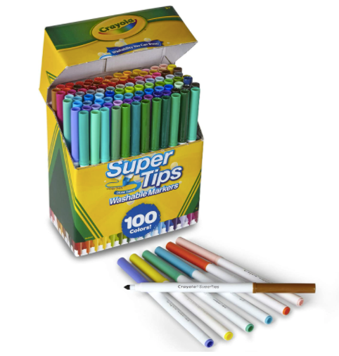 Super Tips Crayola Plumones 100 piezas