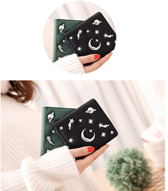 Cartera Luna y Estrellas Planetas