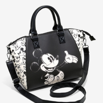 Mickey Mouse Bolso Satchel Blanco y Negro PRE-ORDEN