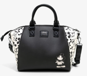 Mickey Mouse Bolso Satchel Blanco y Negro PRE-ORDEN