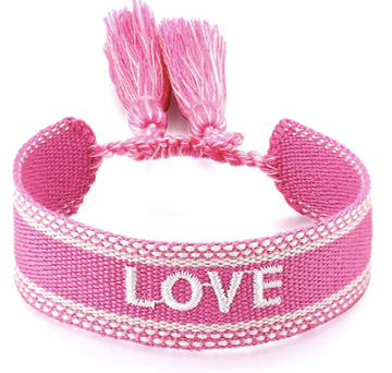 Pulsera Tejida Love