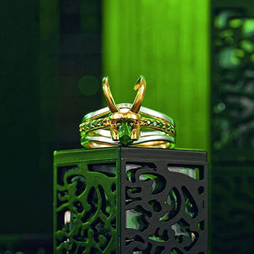 Loki Set De Anillos 3 Pcs Plata .925