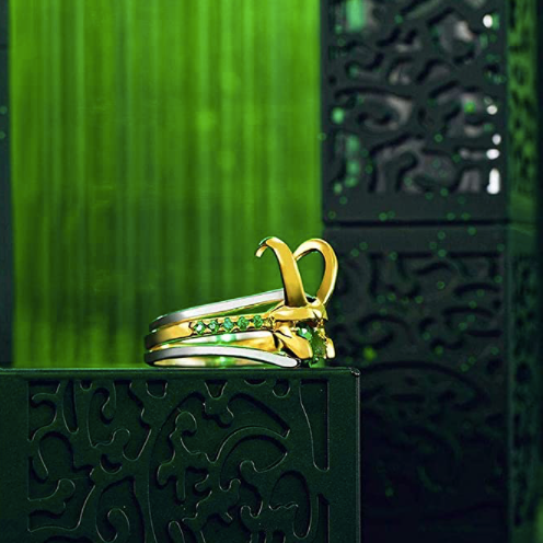 Loki Set De Anillos 3 Pcs Plata .925