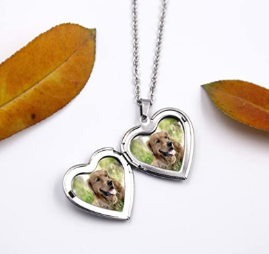 Collar Relicario Corazon Always In My Heart