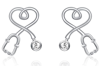 Aretes Medico Corazon