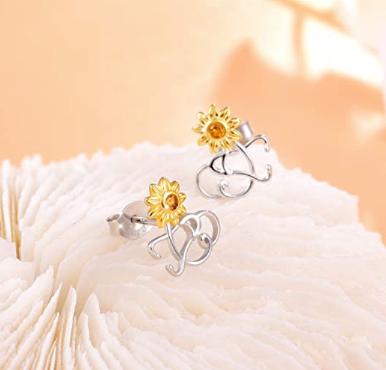 Aretes Medico Girasol