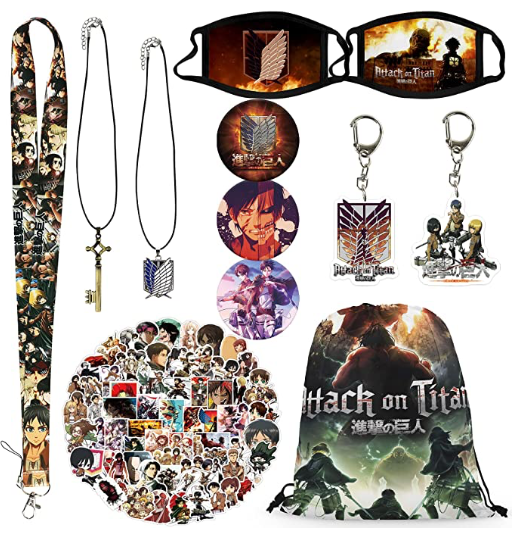 Attack On Titan Set Anime