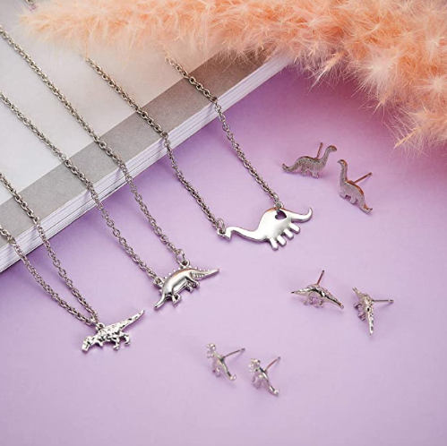 Set De Collar Dinosaurio