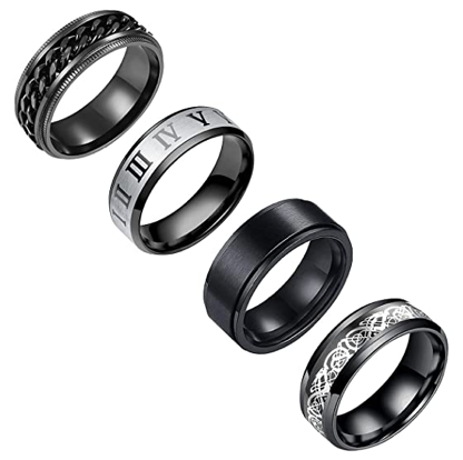 Set De Anillo Caballero Street Style