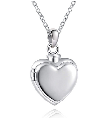 Collar Relicario Corazon Cenizas