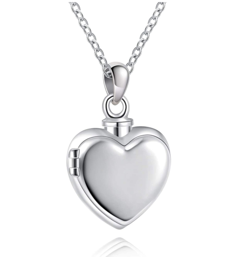 Collar Relicario Corazon Cenizas