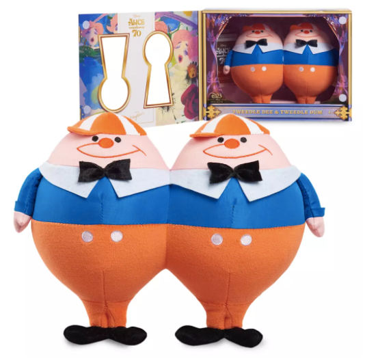 Alicia En El Pais De Las Maravillas Peluches Tweedledee and Tweedledum