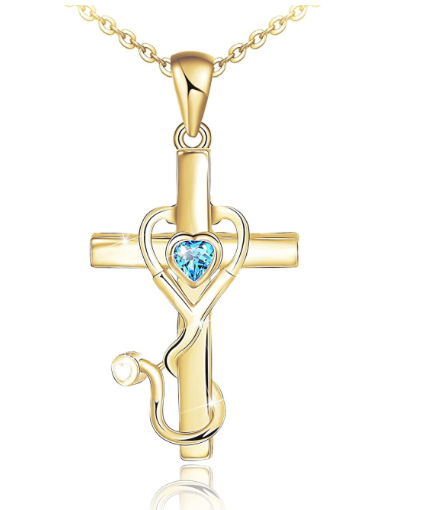 Collar Medico Cruz Etetoscopio Medicina