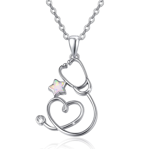 Collar Medico Estrella Etetoscopio Medicina