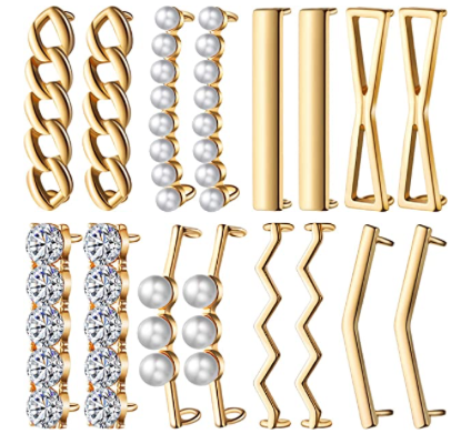 16 Clips Para Cordones Pin Agujetas Hicarer