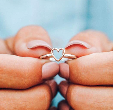 Anillo Corazon Pura Vida