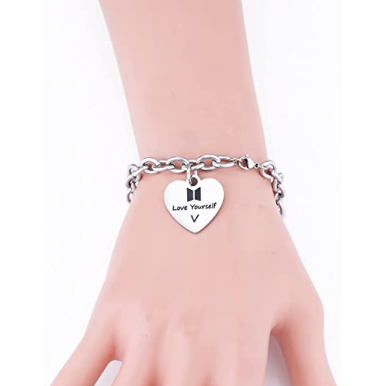 BTS Brazalete Corazon Pulsera