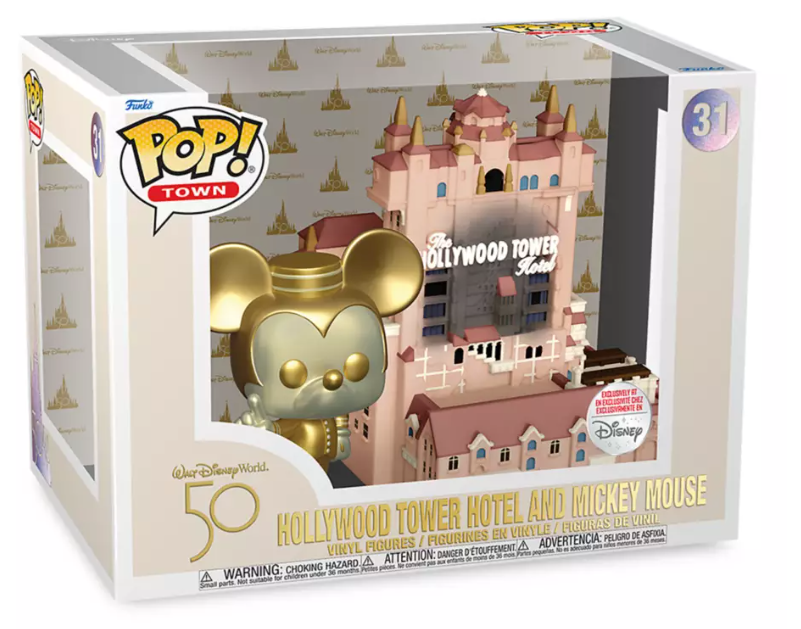 Disney Mickey Funko Hollywood Tower 50 Aniversario