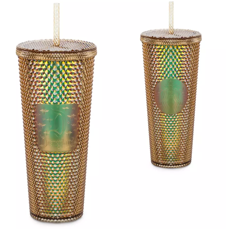 Starbucks Disney Dorado Termo Geometrico