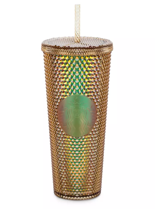 Starbucks Disney Dorado Termo Geometrico