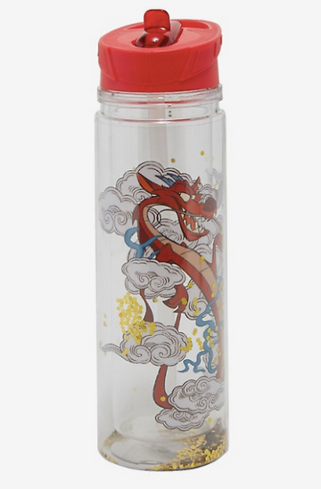 Mulan Termo De Agua Mushu Rojo