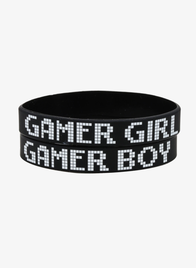 SET DE BRAZALETE GAMER BOY GAMER GIRL