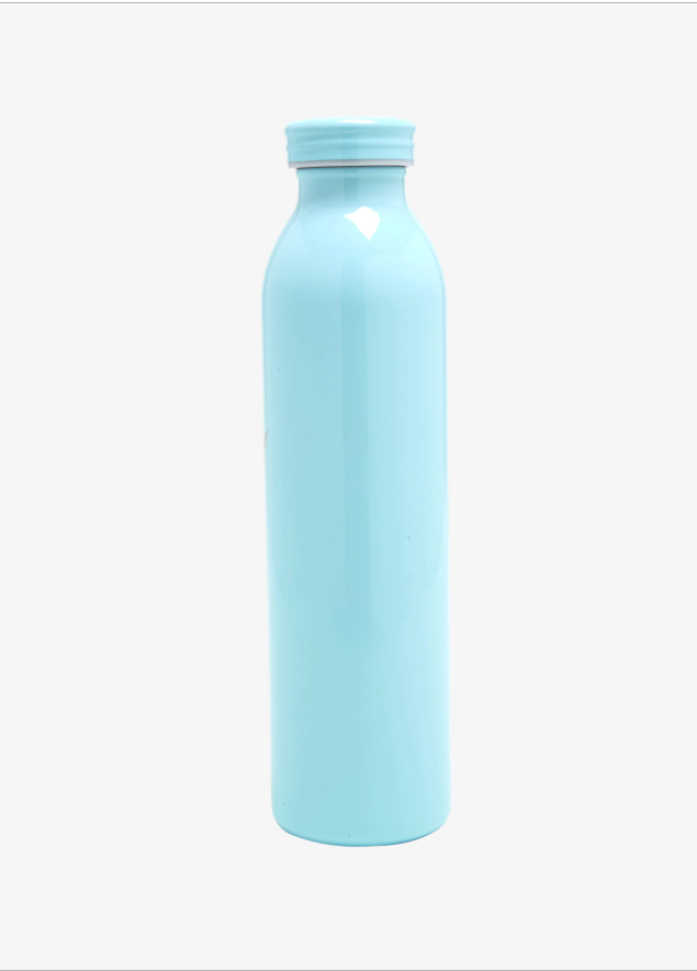 ROSA CON UN TOQUE AZUL ACERO INOXIDABLE TERMO