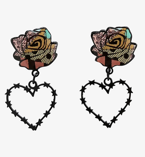 Aretes Extraño Mundo De Jack Sally Corazon
