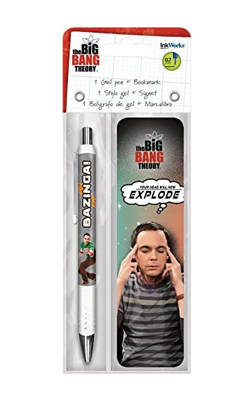 The Big Bang Theroy Set De Plumas Con Proyector