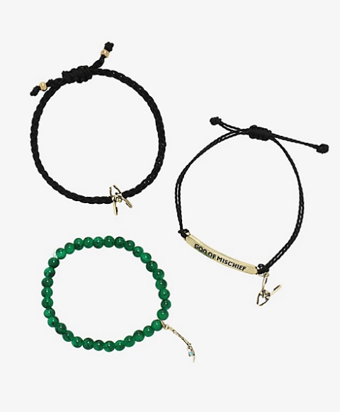 Marvel Loki Set De Brazaletes