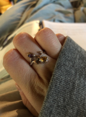 Anillo Tulipan Rosas Plata.925