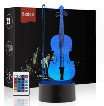 Violin Lampara Holografica