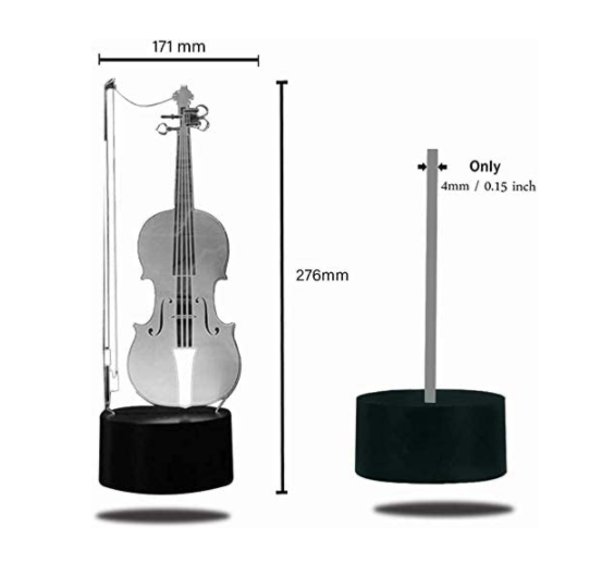 Violin Lampara Holografica